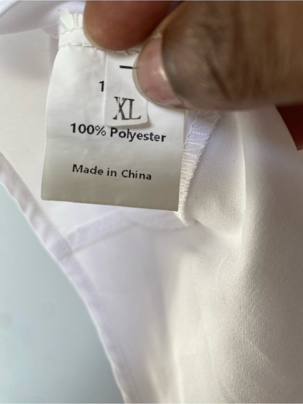 White Floral Button-Up Top - Picture 9 of 9